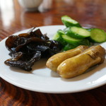 手打ち大石田そば　きよ - 漬物