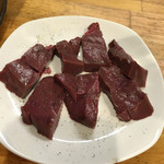 立ち食いジンギスカン はや川 - 生レバー 500円