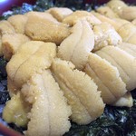 柿崎商店 海鮮工房 - 白折うに丼＠2210円アップ　2016.07