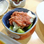 きりん食堂 - ｱﾎﾞｶﾞﾄﾞとｸﾘｰﾑﾁｰｽﾞの酒盗がけ(16-07)