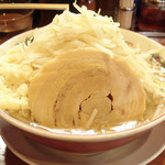 活龍 - 2016.7③ 活龍牛久  豚そば（にんにく増し）730円