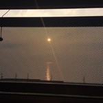 ホテルうみね - 日の出を見ようと思ったら、上がり切ってます(￣◇￣;)