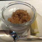 ぬーじ - ラム酒と黒糖のグラニテ