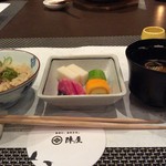 陣屋 賑わい亭 - 夕食 ご飯お味噌汁