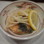 卯菴 - 鮭の揚げ物