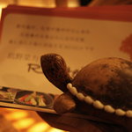 Shima Yasai Kafe Ri Harou Bichi - ショップカードとHONU。