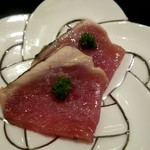 鮨みなと - ⑥かつおのお造り…千葉県勝浦産