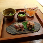 もり山 - 2016.7)トマトゼリー寄せなど