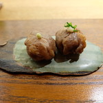 もり山 - 2016.7)松坂牛の一口寿司