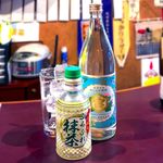 えにし - 金宮焼酎＋ふるふれ抹茶　2016.6.29