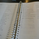 アキヒサ ハンダ - ワインリストの一部