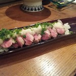 旬魚旬菜まるとび - 鴨の低温ロースト(1,200円)
