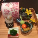 陣屋 賑わい亭 - 夕食 八寸