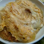 花園食堂 - 2016年3月　カツ丼ラーメンセット(税込み900円)