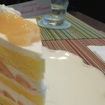 パティスリーヨシノリアサミ - 桃のショート