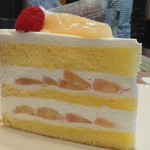 パティスリーヨシノリアサミ - 桃のショート