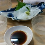 魚幸 - 白いか刺　冷酒