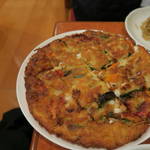 韓国家庭料理 扶餘 - 海鮮チヂミ1,000円