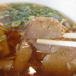 尾道ラーメン 萬友 - チャーシュー