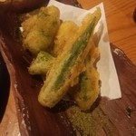 炭焼きBAR 心  - 1607_心_季節野菜のﾌﾘｯﾄ