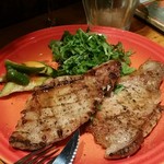 ビストロ シン 2 - 【2016年7月】霧島山麓豚のグリルステーキ：950円