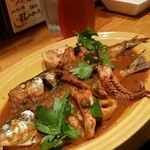 ビストロ シン 2 - 【2016年7月】真いわしと真イカの軽いトマト煮：950円