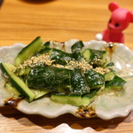 一心 - たたききゅうり　380円