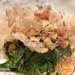 すずき - お浸しで箸休め