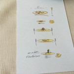 皿の上の自然il Gastro Sara - シェフが手書きというメニュー