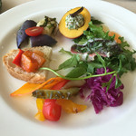 皿の上の自然il Gastro Sara - 前菜の盛り合わせ
