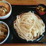 久兵衛屋 - 2016/7/16つけ汁うどんランチ740円うどん中盛り（税別）