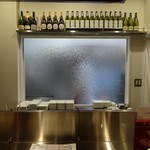 串揚げ 串の実 - カウンター正面の様子