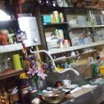 みな菊 - みな菊の店内(ピンボケですが・・・)