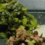 伊達の牛たん本舗 - 2010/10　漬け物　辛子高菜　南蛮味噌付け