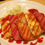 沖縄酒場ゆんたく - 2016年7月　スパムとハッシュドポテト
