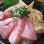 清水港　みなみ  - 鮪トロ三昧丼1280円