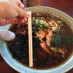 Tamageta Raamen - ラーメン大盛り ¥800
                        デカイ！！