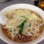 中華麺店 喜楽 - もやしワンタン麺 (税込950円)