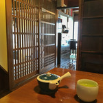 竹屋 - お店の中は古民家の雰囲気