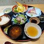 しんくらしき 二海 - 日替わり膳（1500円）2016年7月