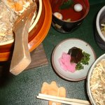 紫香楽茶寮うずくまる - ホタテ釜飯