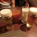 Restaurant & Wines ARISTA - ビール・ヨーグルトミルク・ブラッドオレンジ