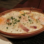 Restaurant & Wines ARISTA - アスパラ・卵のオーブン薬 トリュフ風味