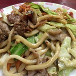 丸長食堂 - キムチ焼うどん