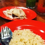 僕の鶏飯 - これはとりもごはんも少なめの日のものです。