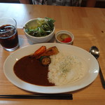 meguri 石畳茶屋 - 特製牛スジカレーランチセット　1300円+税