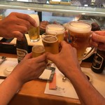 寿司一 - マイレビ様！乾杯〜♬