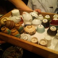 あそび割烹 さん葉か - よく冷えたお猪口