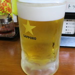 ら〜麺酒房 心楽 - 生ビール