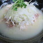 ら〜麺酒房 心楽 - 心楽鶏塩白湯ラーメン